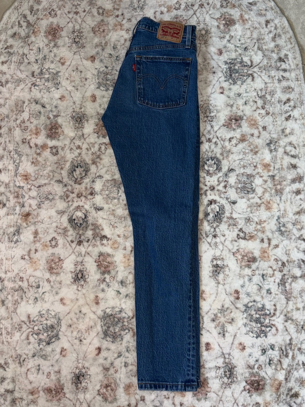 Levi's Women 501 S Distressed Jeans - Picture 5 of 7